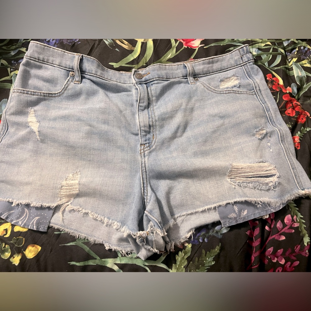 Aerie Daydream denim shorts size XL